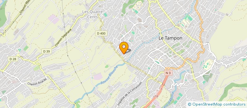 localisation de l'entreprise MONSIEUR XAVIER SARPEDON  LE TAMPON