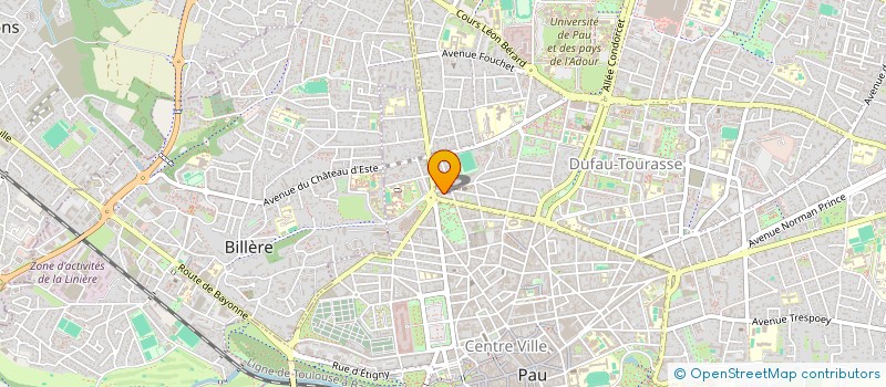 localisation de l'entreprise MONSIEUR XAVIER SARRAILH à PAU