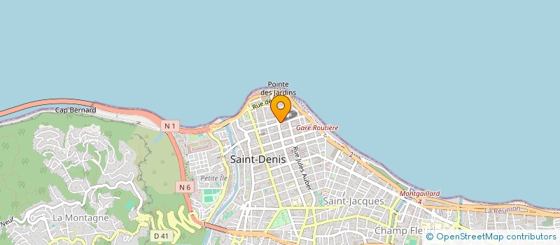 localisation de l'entreprise MONSIEUR XAVIER SAUNIER à SAINT-DENIS