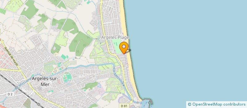 localisation de l'entreprise MONSIEUR XAVIER SAUTEJEAU  ARGELES-SUR-MER