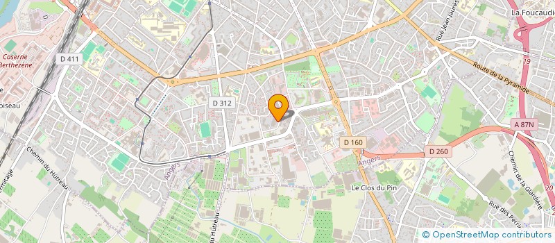 localisation de l'entreprise MONSIEUR XAVIER SAUVETRE à ANGERS