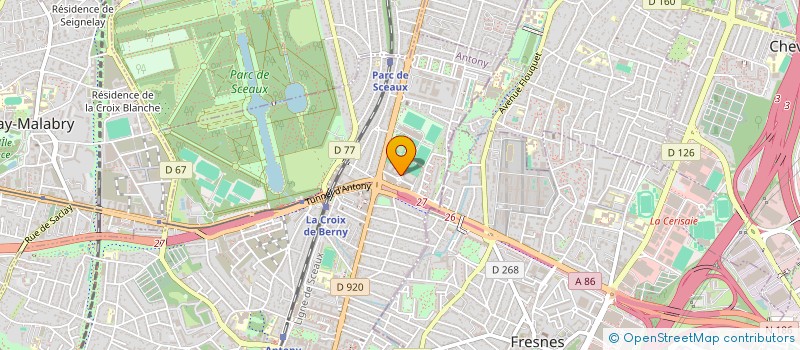 localisation de l'entreprise MONSIEUR XAVIER SAVERI  ANTONY