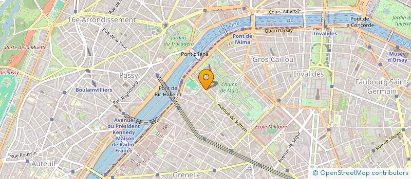 localisation de l'entreprise MONSIEUR XAVIER SAVIGNAT  PARIS