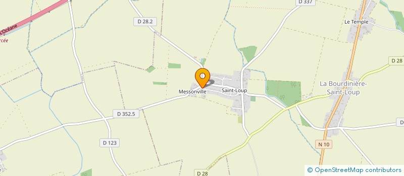 localisation de l'entreprise MONSIEUR XAVIER SAVINIEN à LA BOURDINIERE-SAINT-LOUP