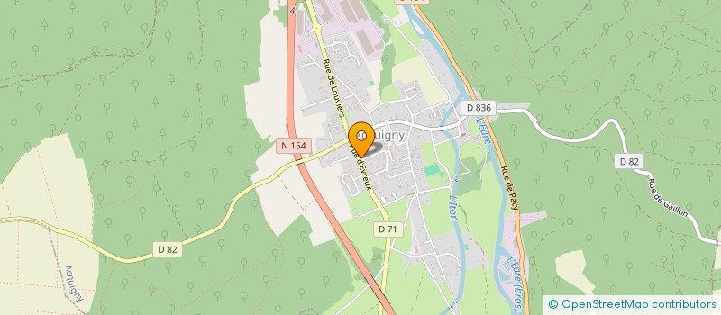 localisation de l'entreprise MONSIEUR XAVIER SCELLIER  ACQUIGNY