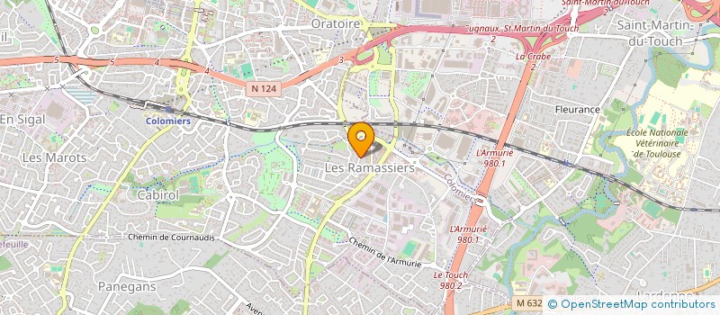 localisation de l'entreprise MONSIEUR XAVIER SCHATTEL à COLOMIERS