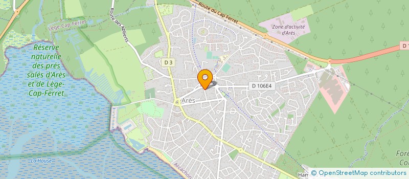 localisation de l'entreprise MONSIEUR XAVIER SCHMITT  ARES