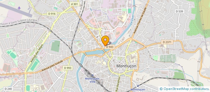 localisation de l'entreprise MONSIEUR XAVIER SCHUHLER à MONTLUCON