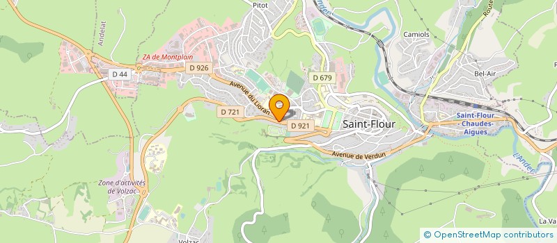 localisation de l'entreprise MONSIEUR XAVIER SECHIROUX à SAINT-FLOUR
