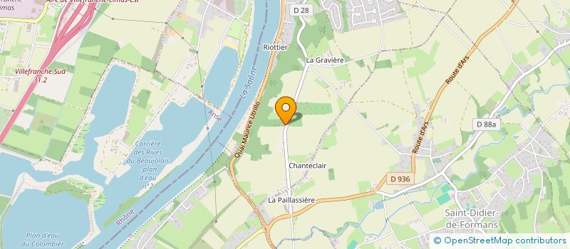 localisation de l'entreprise MONSIEUR XAVIER SEIGLER  JASSANS-RIOTTIER