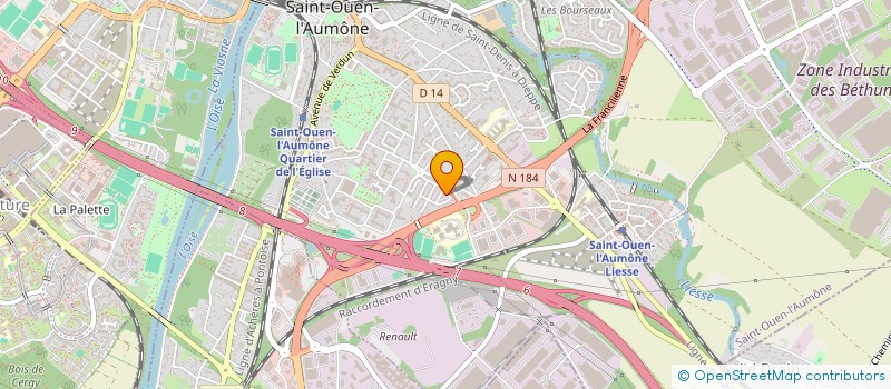localisation de l'entreprise MONSIEUR XAVIER SENELAR à SAINT-OUEN-L'AUMONE
