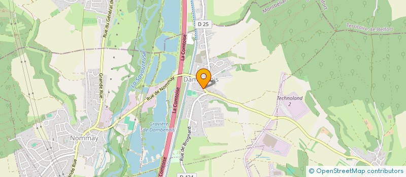 localisation de l'entreprise MONSIEUR XAVIER SENENTE  DAMBENOIS