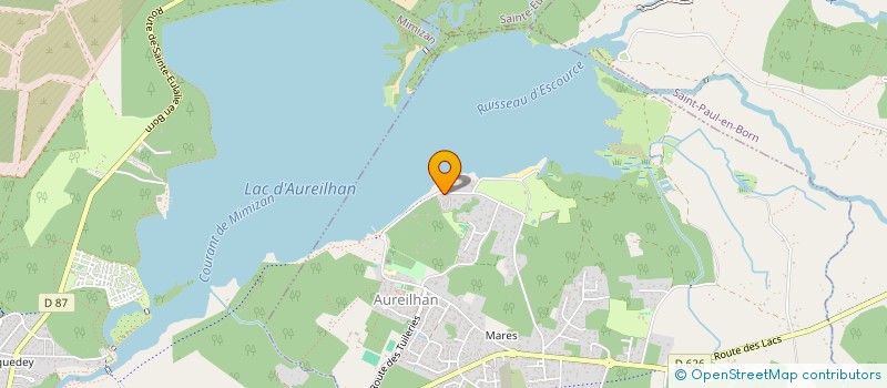 localisation de l'entreprise MONSIEUR XAVIER SENTUC  AUREILHAN