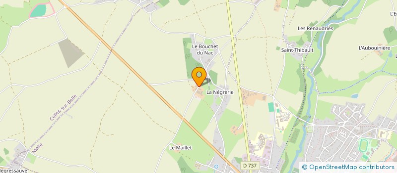 localisation de l'entreprise MONSIEUR XAVIER SERPAUD  MARCILLE