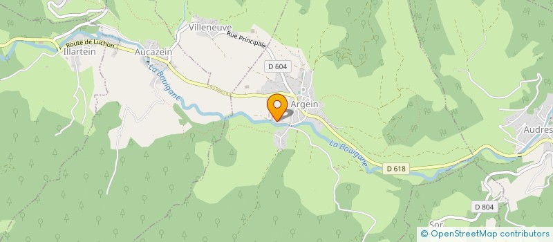 localisation de l'entreprise MONSIEUR XAVIER SERPAULT à ORGIBET