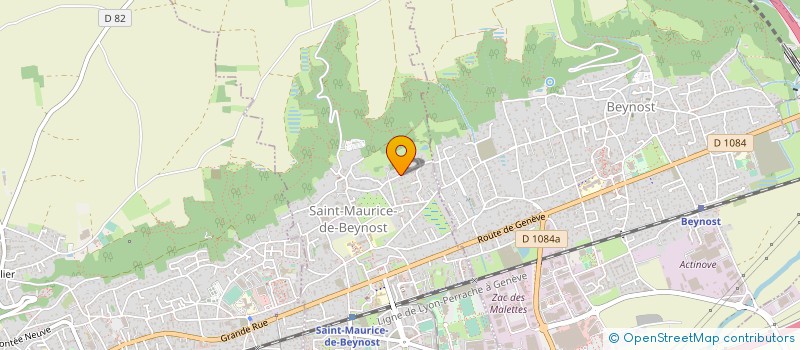 localisation de l'entreprise MONSIEUR XAVIER SERRE  SAINT-MAURICE-DE-BEYNOST