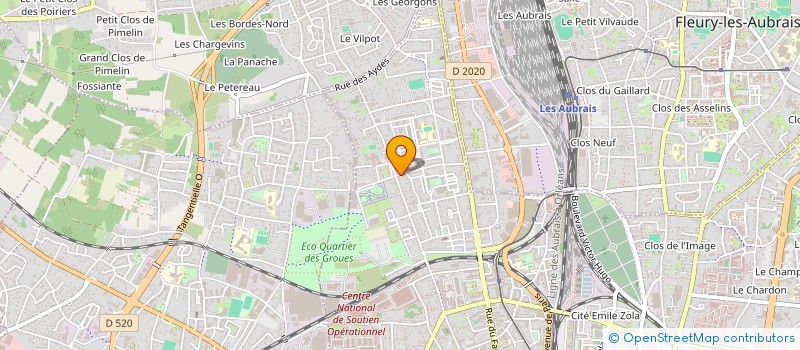 localisation de l'entreprise MONSIEUR XAVIER SEVOT à ORLEANS