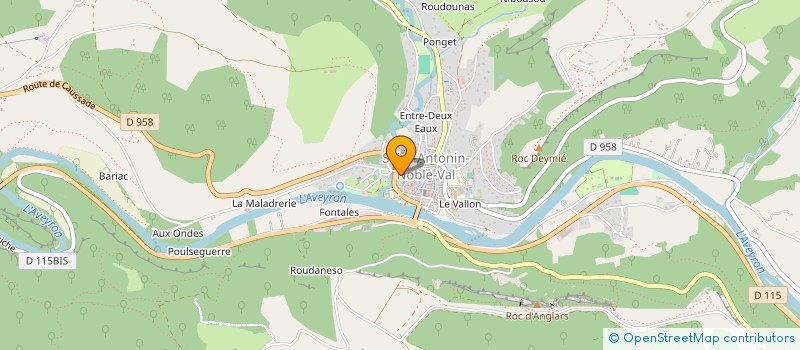 localisation de l'entreprise MONSIEUR XAVIER SEYLER à SAINT-ANTONIN-NOBLE-VAL