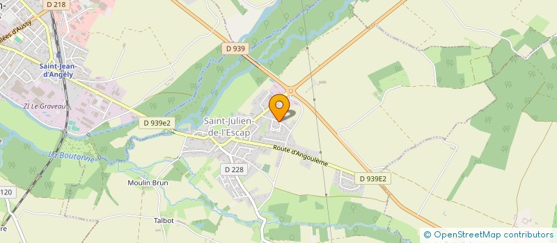 localisation de l'entreprise MONSIEUR XAVIER SICARD  SAINT-JULIEN-DE-L'ESCAP