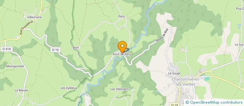 localisation de l'entreprise MONSIEUR XAVIER SILVIOLO-LANDRIEVE à CHARBONNIERES-LES-VIEILLES