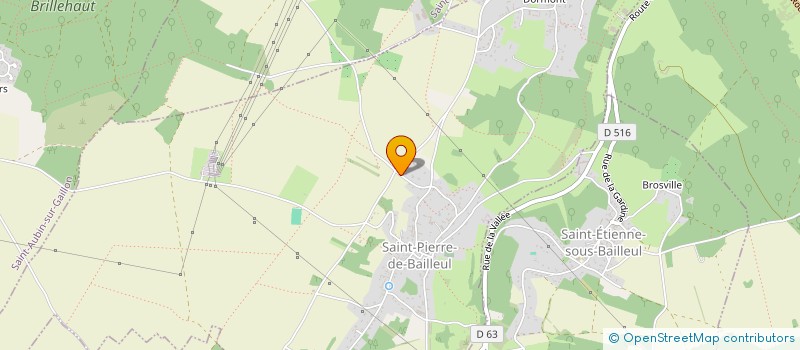 localisation de l'entreprise MONSIEUR XAVIER SIMEON  SAINT-PIERRE-DE-BAILLEUL