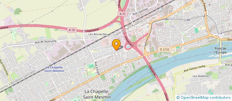 localisation de l'entreprise MONSIEUR XAVIER SIMOULIN à LA CHAPELLE-SAINT-MESMIN