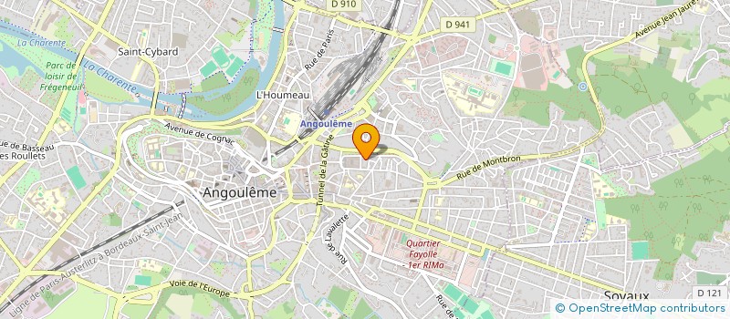 localisation de l'entreprise MONSIEUR XAVIER SIRIA à ANGOULEME