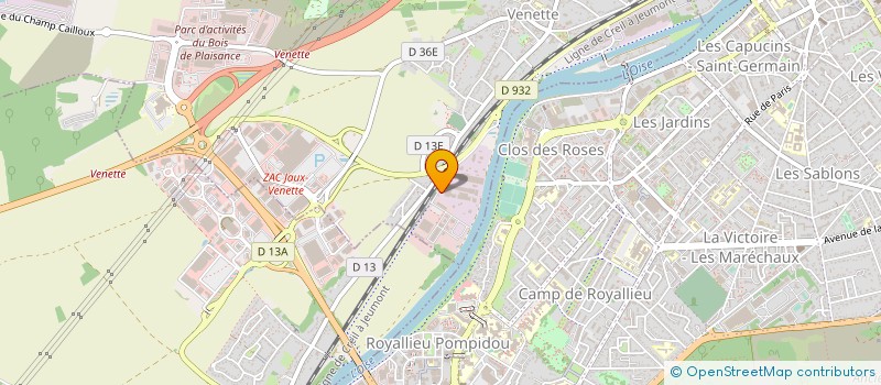 localisation de l'entreprise MONSIEUR XAVIER SIX  VENETTE