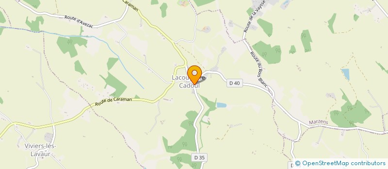 localisation de l'entreprise MONSIEUR XAVIER SMITH  LACOUGOTTE-CADOUL