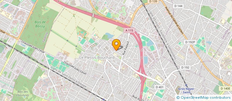 localisation de l'entreprise MONSIEUR XAVIER SOLAU  LE PLESSIS-BOUCHARD