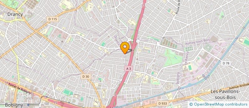 localisation de l'entreprise MONSIEUR XAVIER SOLIS  BONDY