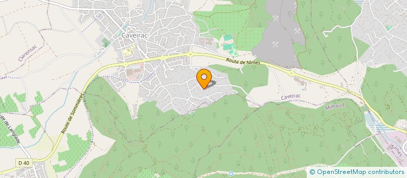 localisation de l'entreprise MONSIEUR XAVIER SOLLE  CAVEIRAC