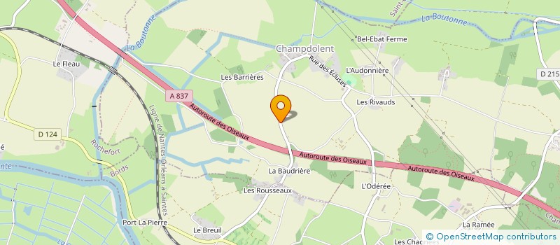 localisation de l'entreprise MONSIEUR XAVIER SOULARD  CHAMPDOLENT