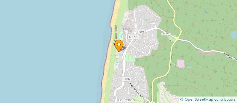 localisation de l'entreprise MONSIEUR XAVIER SOULE-SUSBIELLE  CAPBRETON