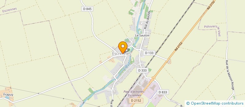 localisation de l'entreprise MONSIEUR XAVIER SOURCEAU  ESCRENNES