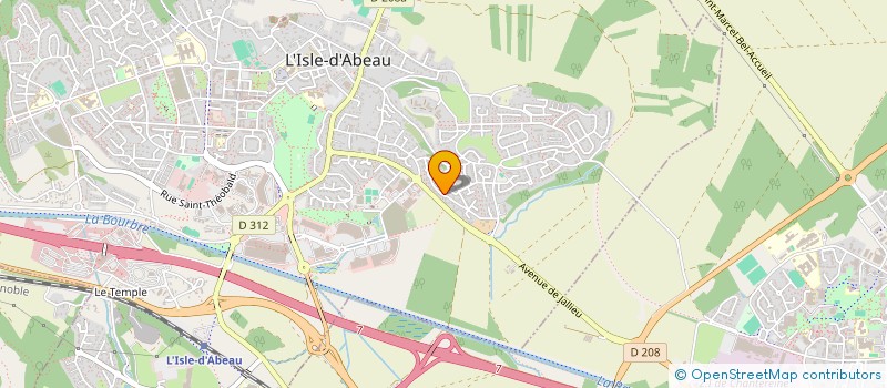 localisation de l'entreprise MONSIEUR XAVIER SPERONI  L'ISLE-D'ABEAU