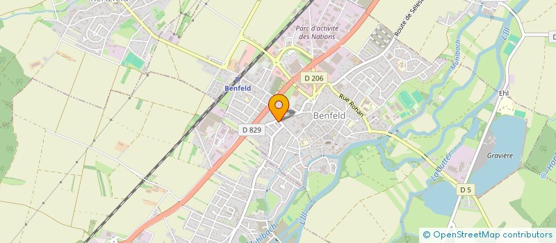 localisation de l'entreprise MONSIEUR XAVIER SPIELMANN à BENFELD