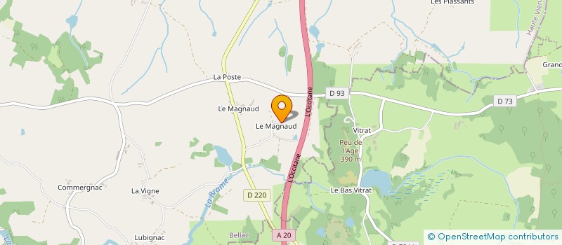 localisation de l'entreprise MONSIEUR XAVIER STEINMANN à ARNAC-LA-POSTE