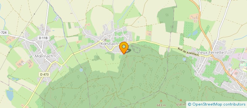 localisation de l'entreprise MONSIEUR XAVIER STIERLIN  KSTLACH