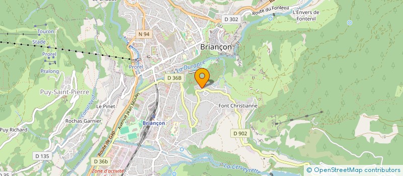 localisation de l'entreprise MONSIEUR XAVIER STIHLE  BRIANCON