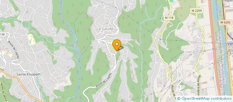 localisation de l'entreprise MONSIEUR XAVIER STOPPINI  LA GAUDE