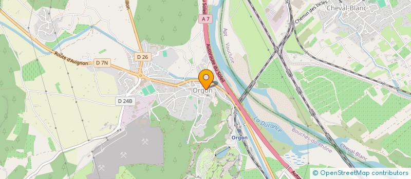 localisation de l'entreprise MONSIEUR XAVIER STOUVENOT  ORGON