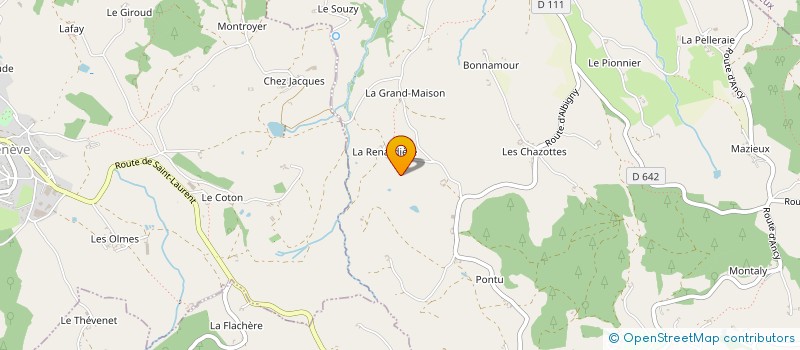 localisation de l'entreprise MONSIEUR XAVIER SUBRIN  MONTROTTIER