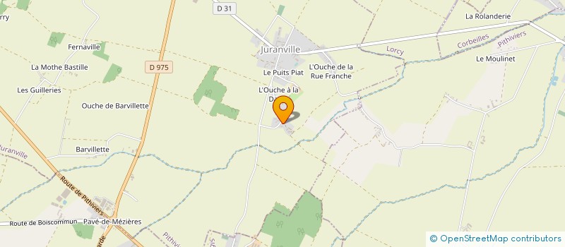 localisation de l'entreprise MONSIEUR XAVIER SUREAU  JURANVILLE