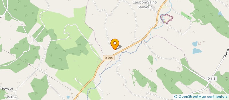 localisation de l'entreprise MONSIEUR XAVIER SUSANNA  CAUBON-SAINT-SAUVEUR