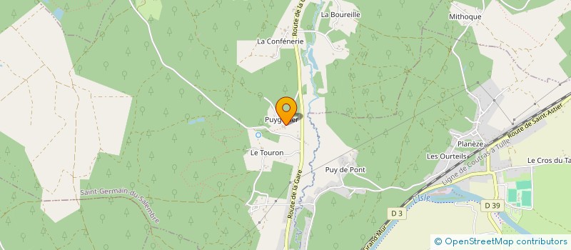 localisation de l'entreprise MONSIEUR XAVIER SVAHN  SAINT-GERMAIN-DU-SALEMBRE