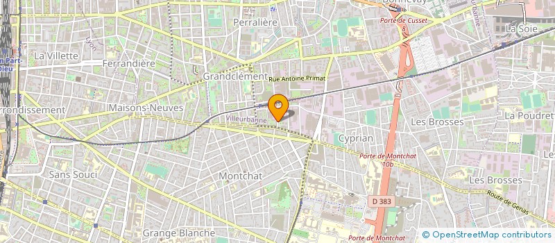 localisation de l'entreprise MONSIEUR XAVIER TAFFET à VILLEURBANNE