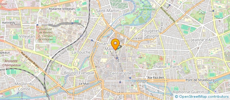 localisation de l'entreprise MONSIEUR XAVIER TAHEULLLE à RENNES