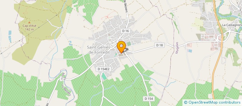 localisation de l'entreprise MONSIEUR XAVIER TAMBORERO à POUZOLLES