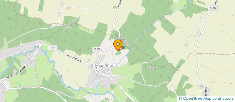 localisation de l'entreprise MONSIEUR XAVIER TANDRE  ORLY-SUR-MORIN